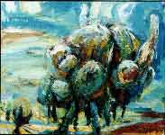 Mrzmonster, 1997, 81 x 100 cm, l / Lw., (97-16)