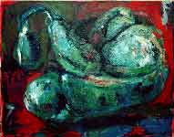 Paarung, 1997,110 x 140 cm, l / Lw., (97-28)